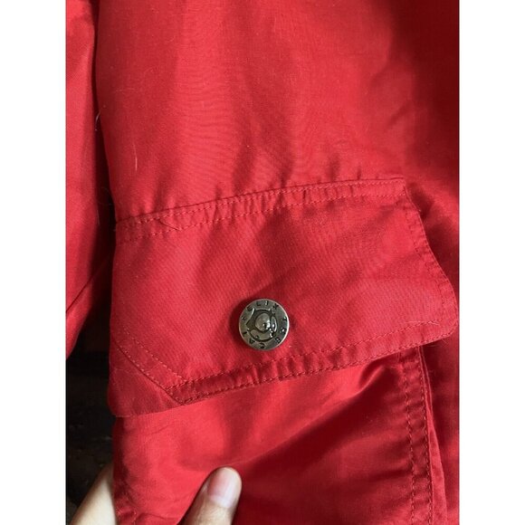 Vintage 1993 Felix The Cat Kids Red Windbreaker jacket Size 8 - Picture 2 of 9